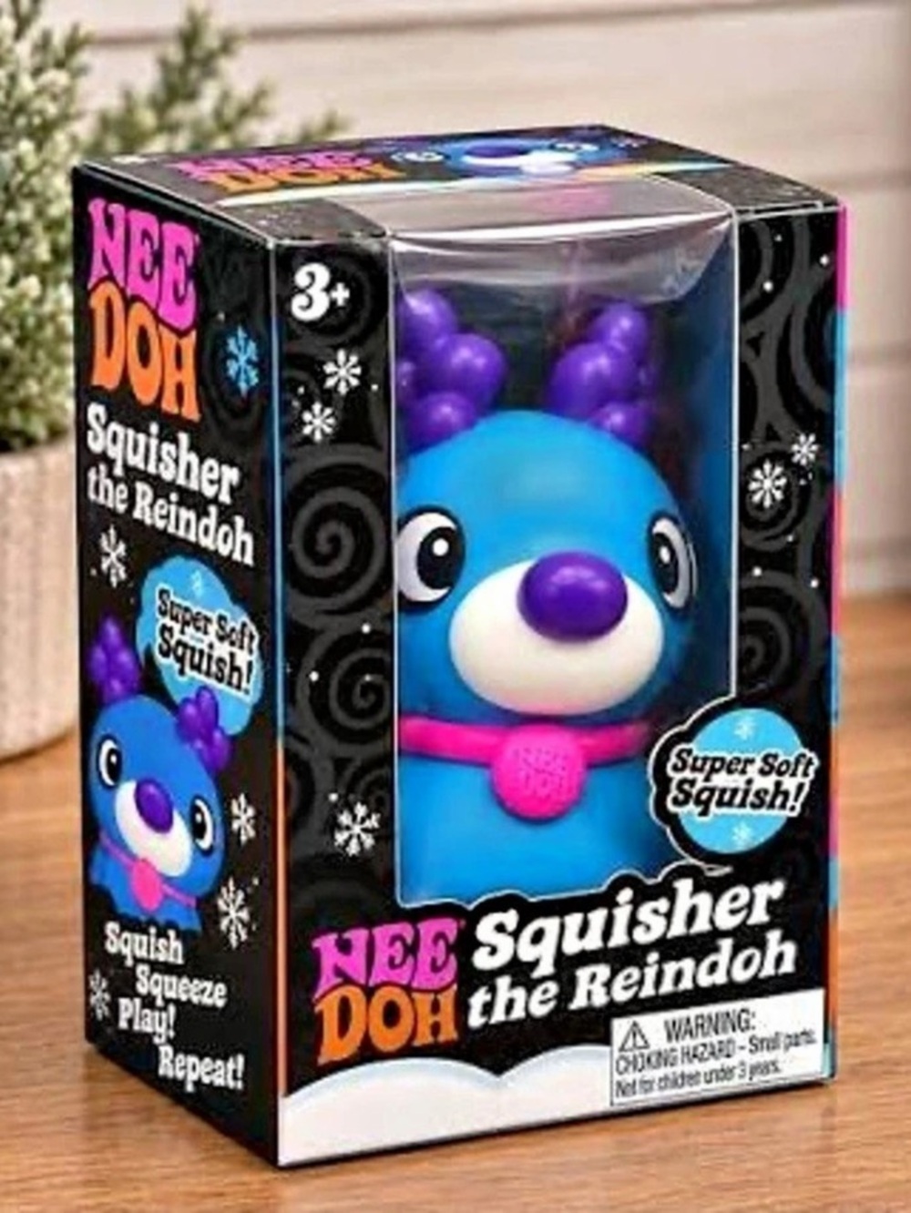 NeeDoh the Reindoh Squishy Toy Blue & Purple NEW